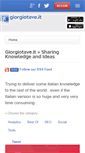 Mobile Screenshot of giorgiotave.net