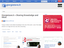 Tablet Screenshot of giorgiotave.net